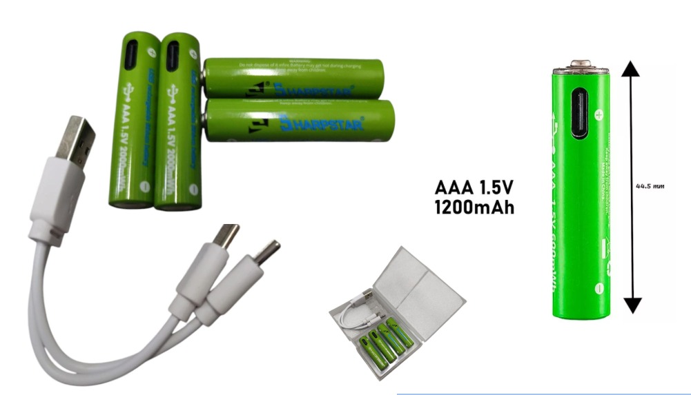 DISPLAY DE 4 PILAS AAA RECARGABLE CM2467